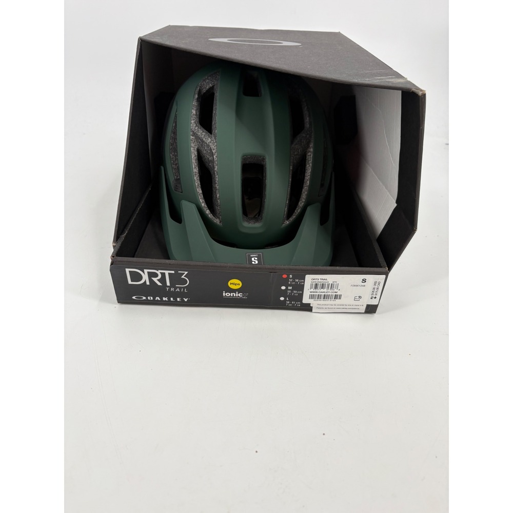 Oakley DRT3 Trail MTB Helmet MIPS Hunter Green Satin Black Small FOS901248 97H